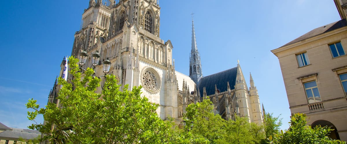 Sainte-Croix Cathedral featuring a church or cathedral