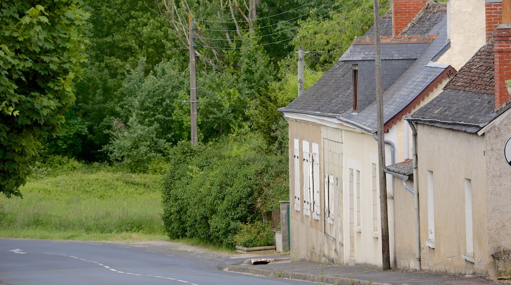 Lignières das einen ruhige Szenerie und Kleinstadt oder Dorf