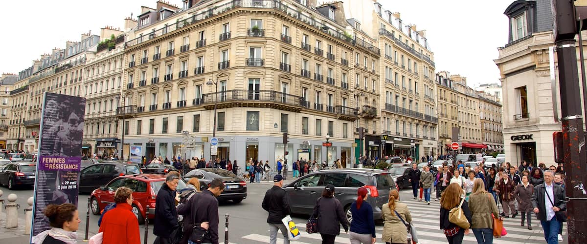 4th Arrondissement featuring a city, heritage elements and street scenes