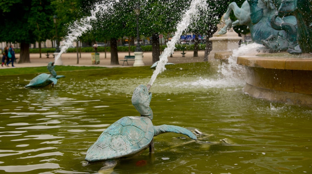 6e arrondissement mettant en vedette fontaine