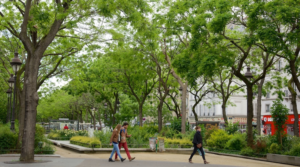 11th Arrondissement which includes a park