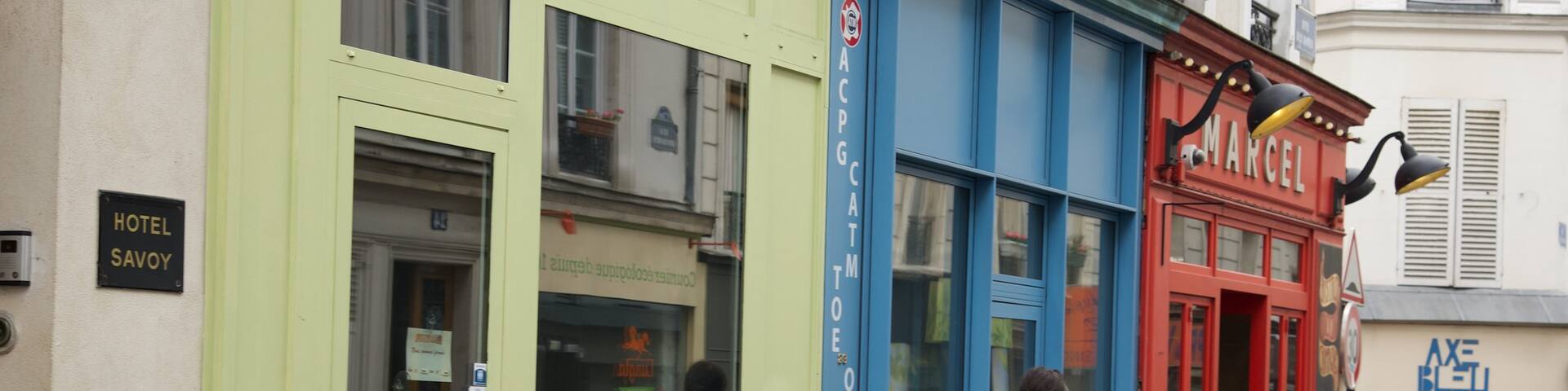 17th Arrondissement which includes street scenes as well as a couple