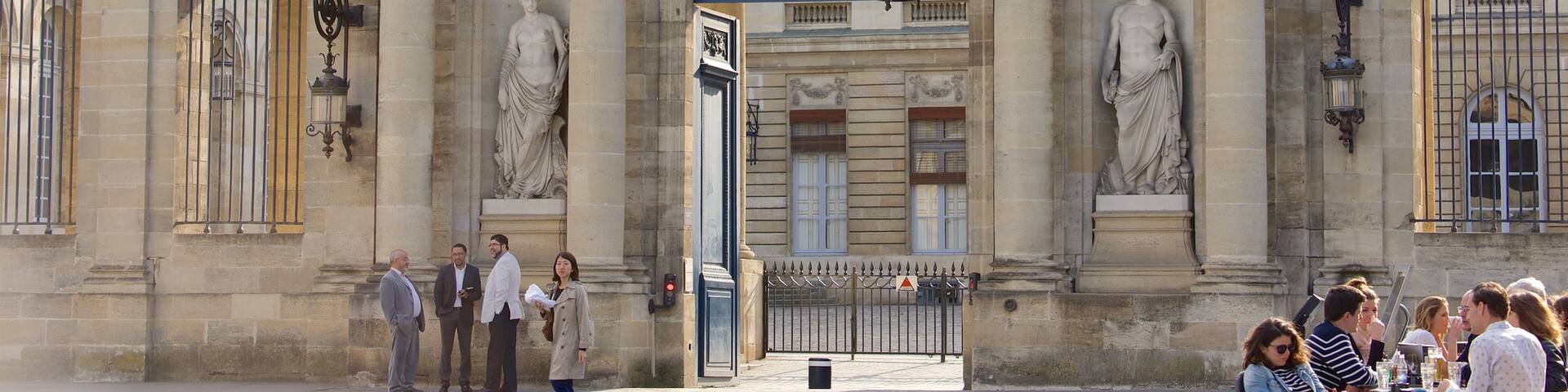 Hotel de Ville showing heritage architecture and an administrative buidling