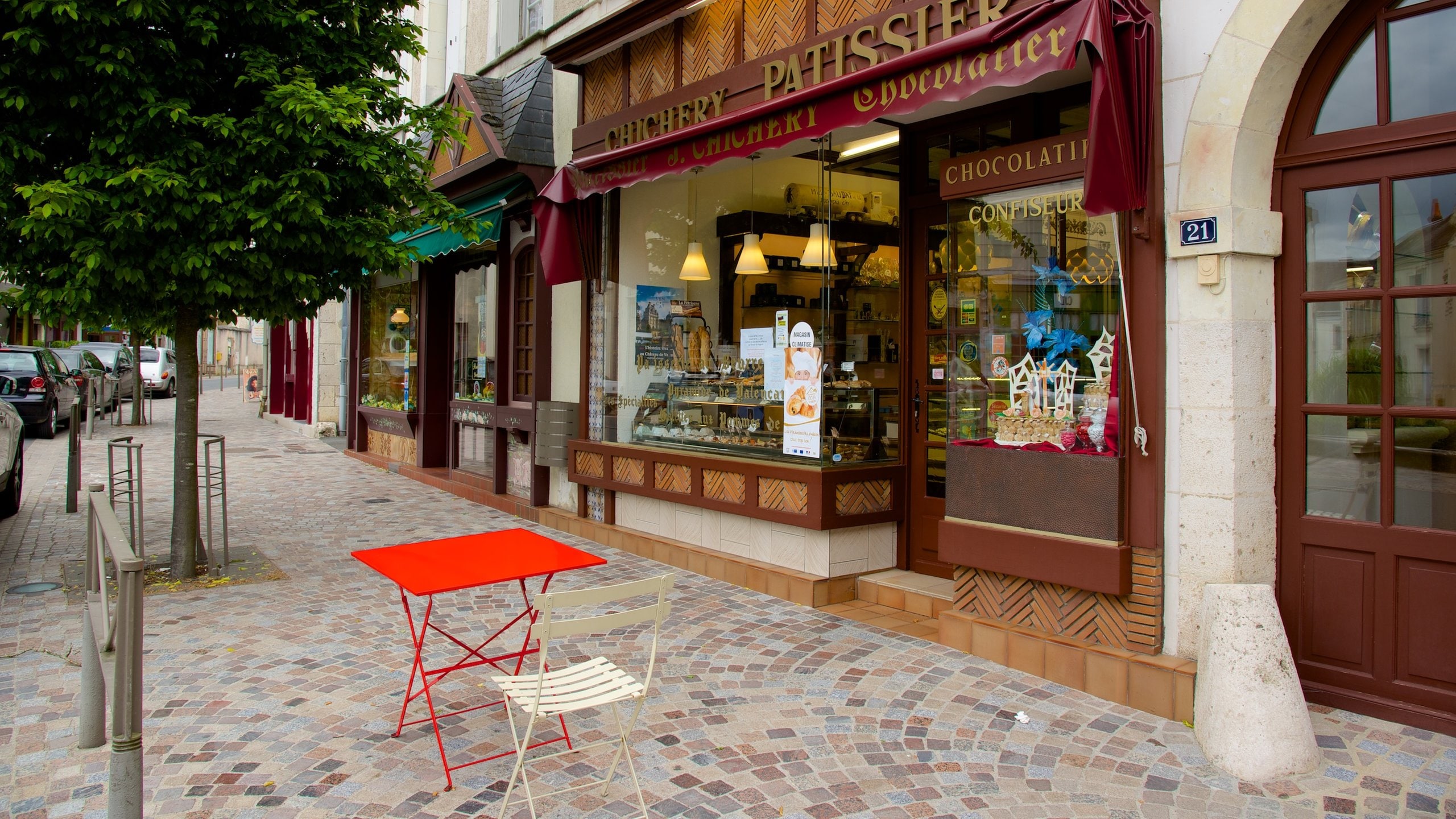 Valencay montrant pause café