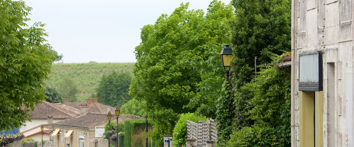 Sauternes featuring a small town or village and a park