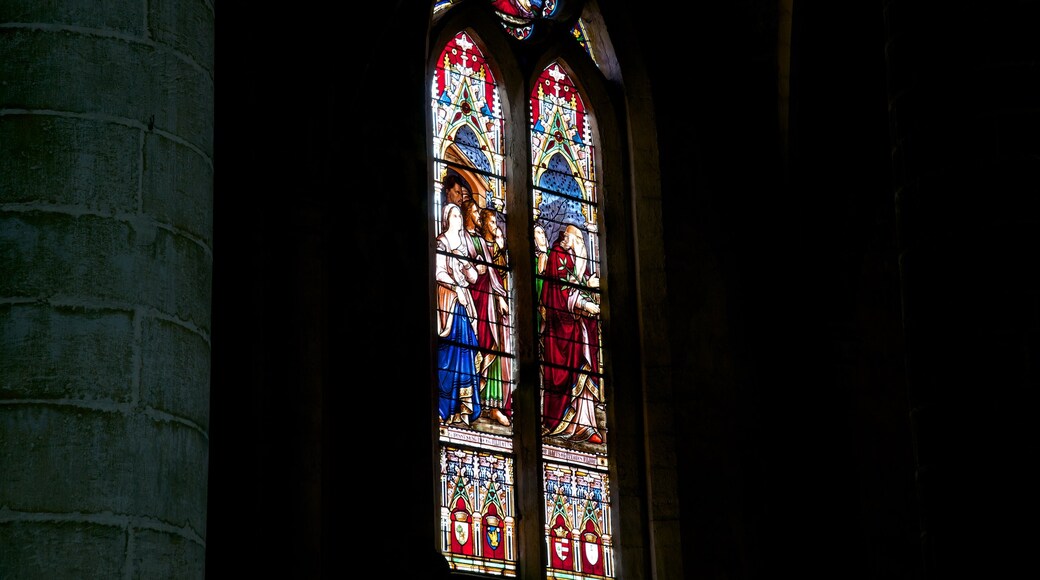 Cathédrale Saint Jean-Baptiste que inclui elementos de patrimônio, uma igreja ou catedral e vistas internas