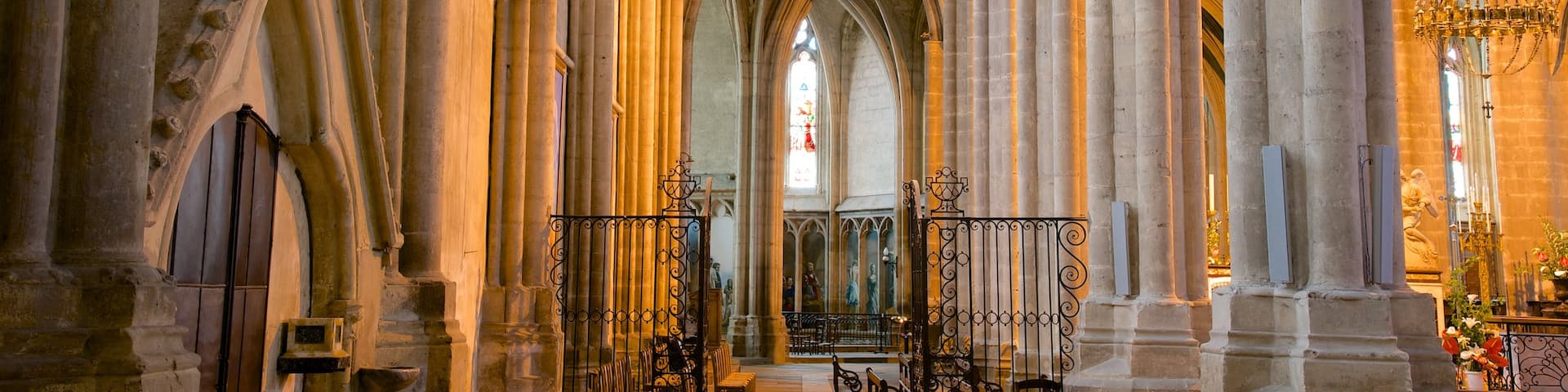 Saint Jean Baptiste Cathedral featuring heritage architecture, interior views and a church or cathedral