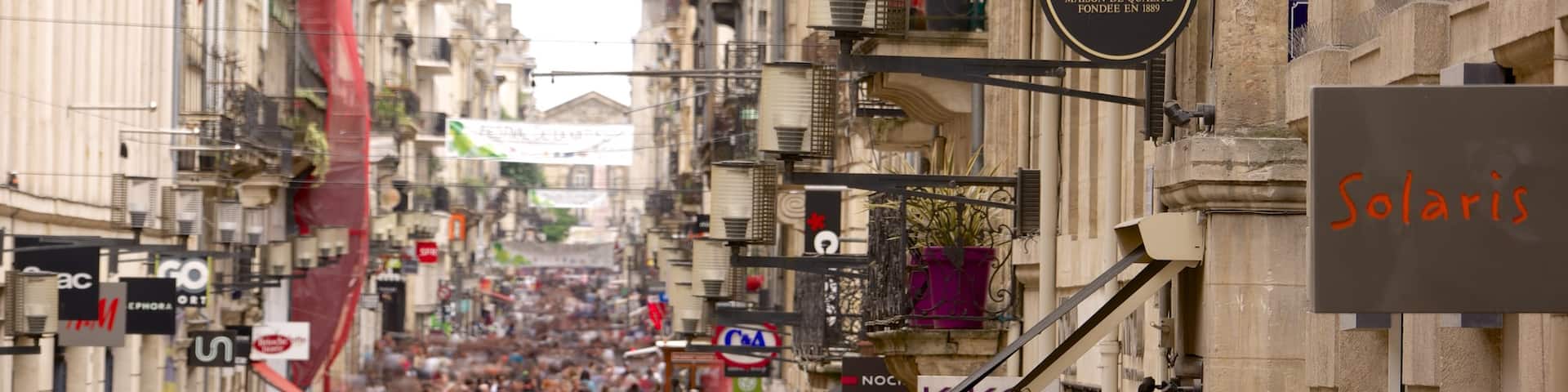Bordeaux which includes a city and street scenes