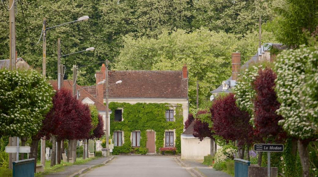 Centre/Loire-Tal mit einem Kleinstadt oder Dorf
