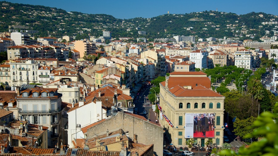 Cannes Old Town which includes a coastal town
