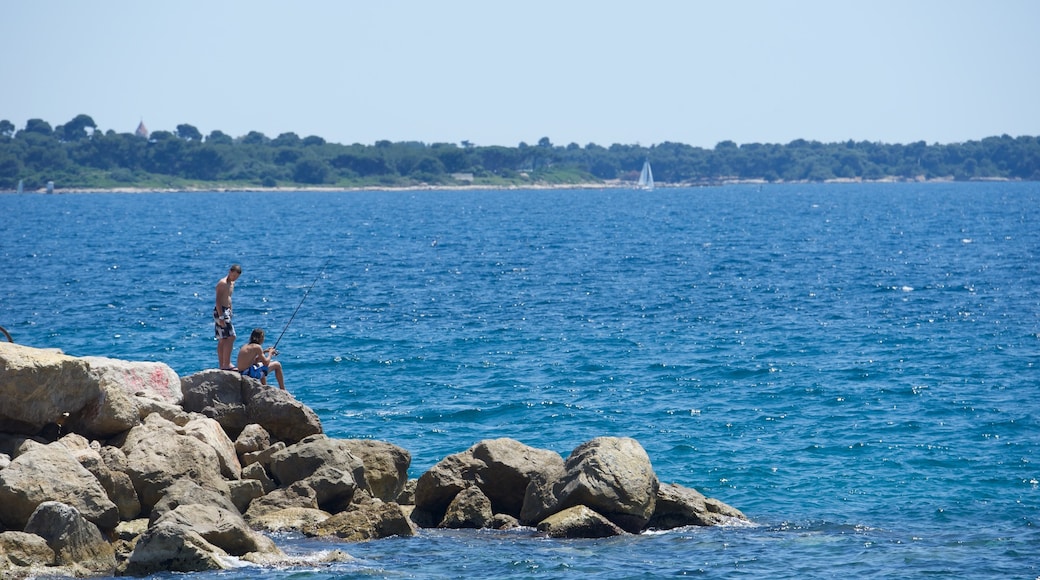 Midi Beach which includes a bay or harbour and fishing