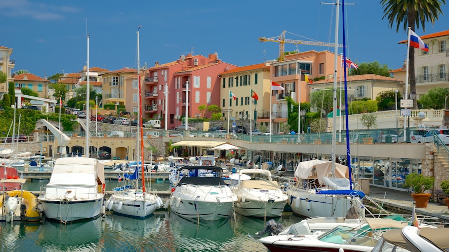 Saint-Jean-Cap-Ferrat che include porto turistico e località costiera