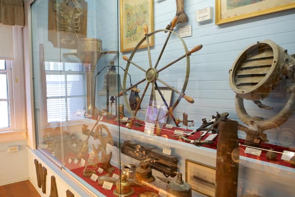 Ocean City Life-Saving Station Museum mit einem Innenansichten