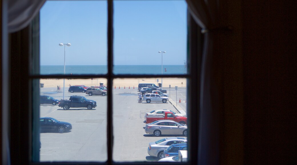 Ocean City Life-Saving Station Museum showing interior views and a beach