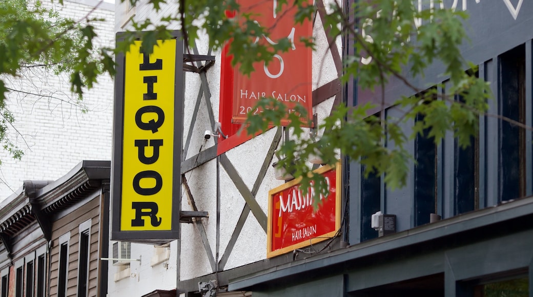 Capitol Hill showing signage