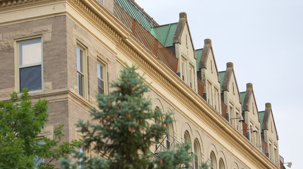Harrisonburg som inkluderar historisk arkitektur