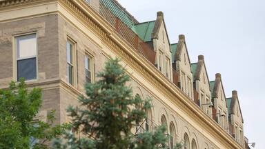 Harrisonburg mit einem historische Architektur