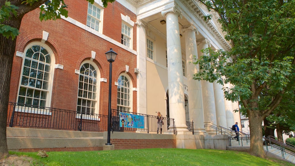 Charlottesville featuring an administrative building and heritage architecture