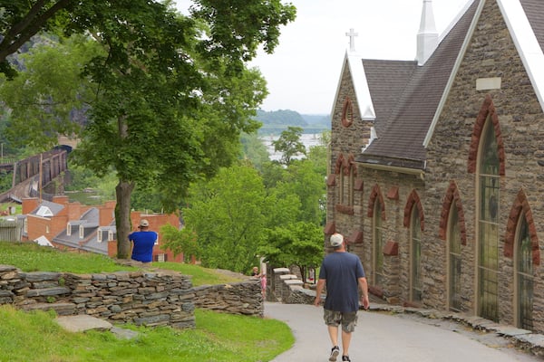 Harpers Ferry National Historical Park das einen Kleinstadt oder Dorf und Geschichtliches