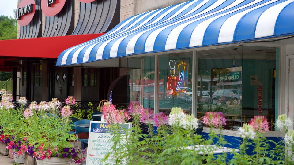 Cleveland Park which includes flowers and cafe lifestyle