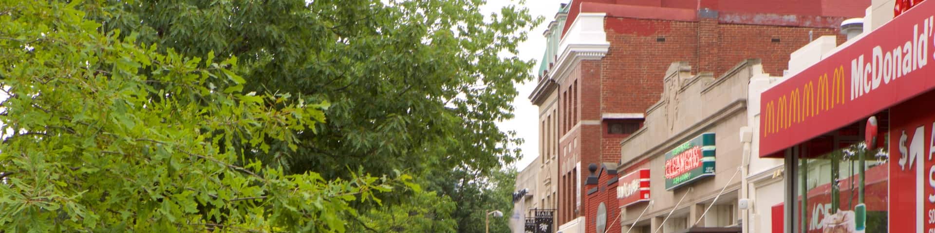 Woodley Park montrant scènes de rue