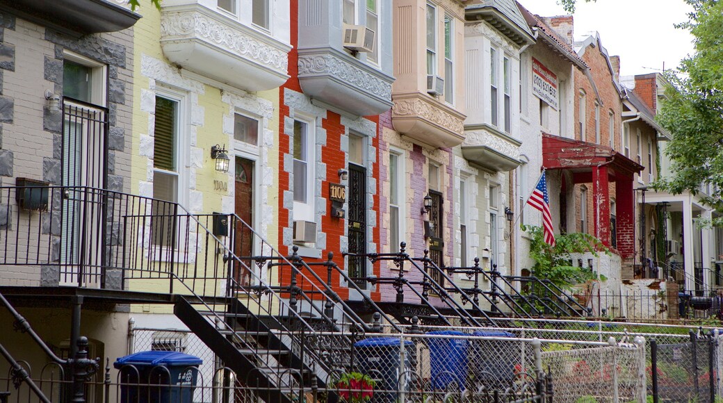 Gallaudet showing a house and heritage elements