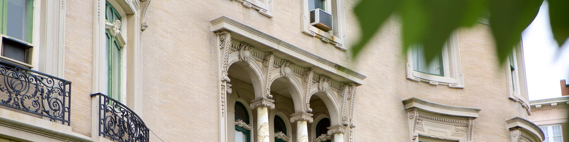 Embassy Row which includes an administrative buidling and heritage elements