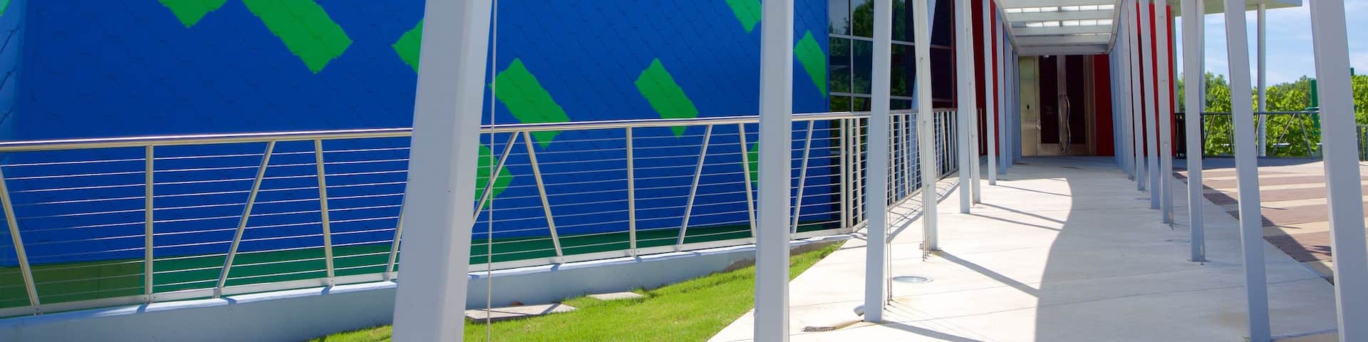 Mississippi Children\'s Museum which includes modern architecture