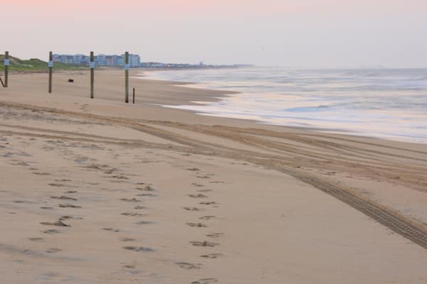 False Cape State Park featuring landscape views and a beach