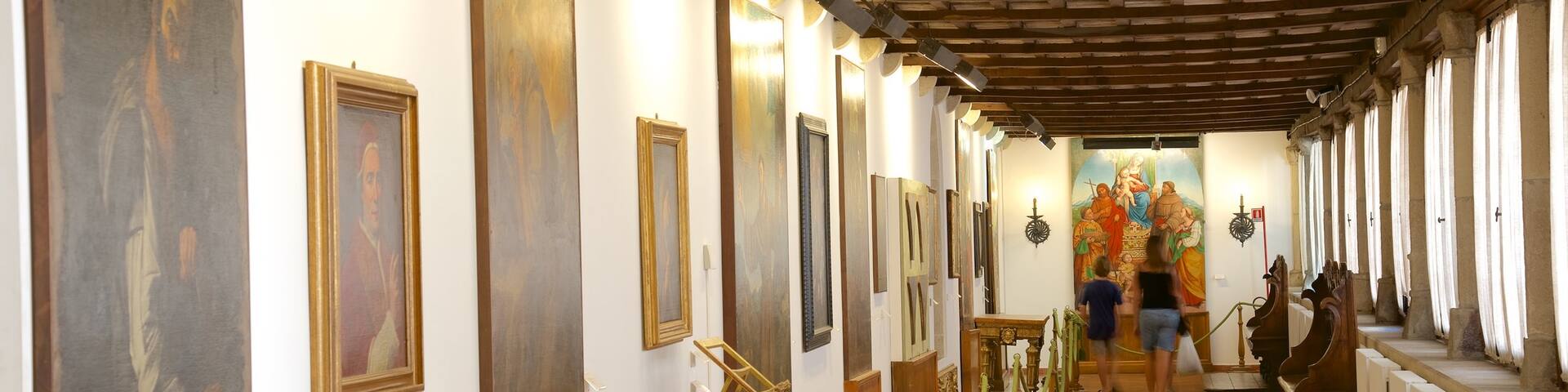 San Marino which includes interior views