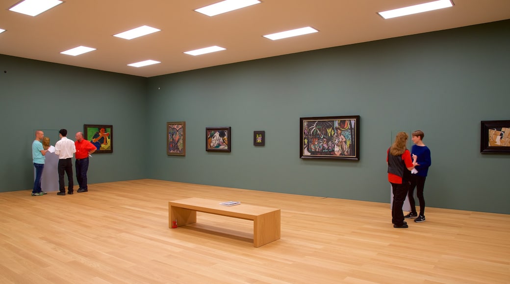 Liechtenstein Art Museum showing interior views