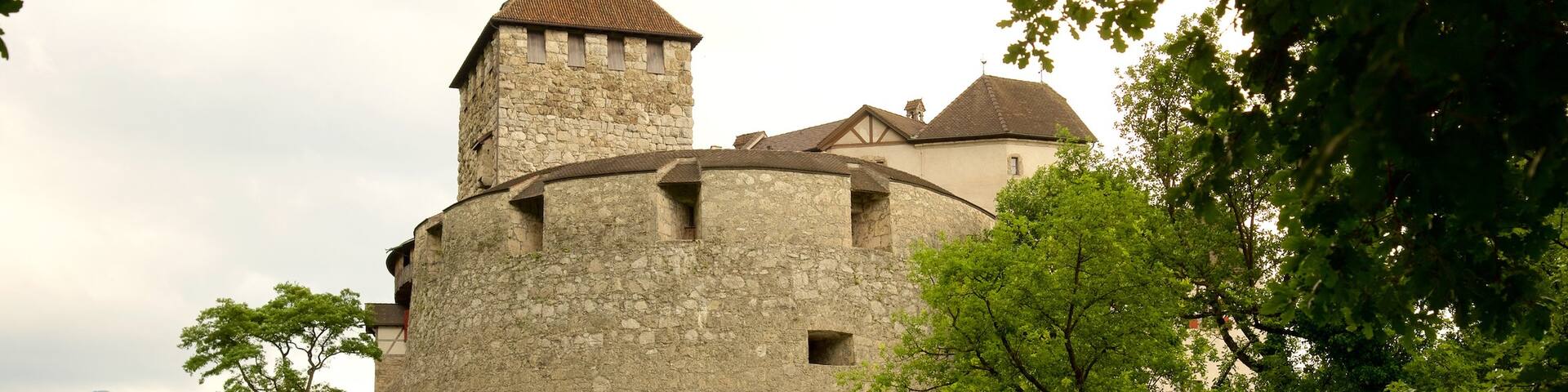 Vaduz Castle which includes heritage architecture, tranquil scenes and a castle