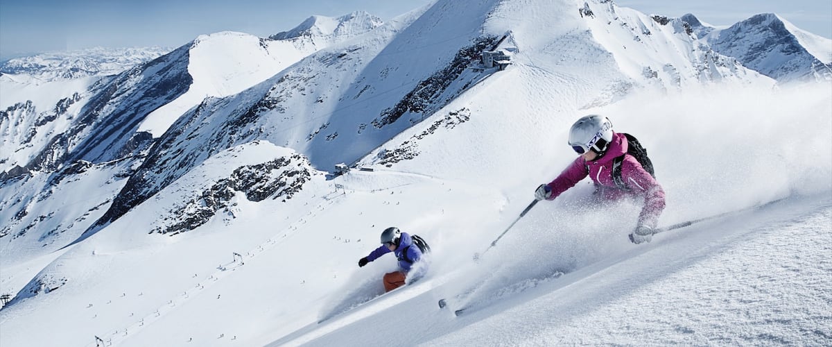 Zell am See-Kaprun mostrando nieve, montañas y esquiar en la nieve