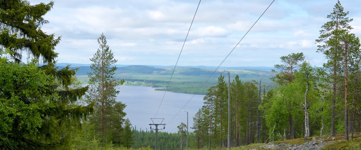 Pyhatunturi featuring landscape views, forest scenes and tranquil scenes