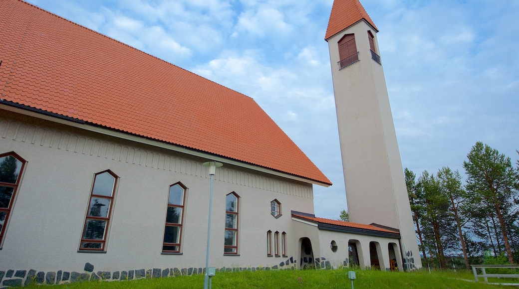 Igreja de Enontekiö caracterizando uma igreja ou catedral