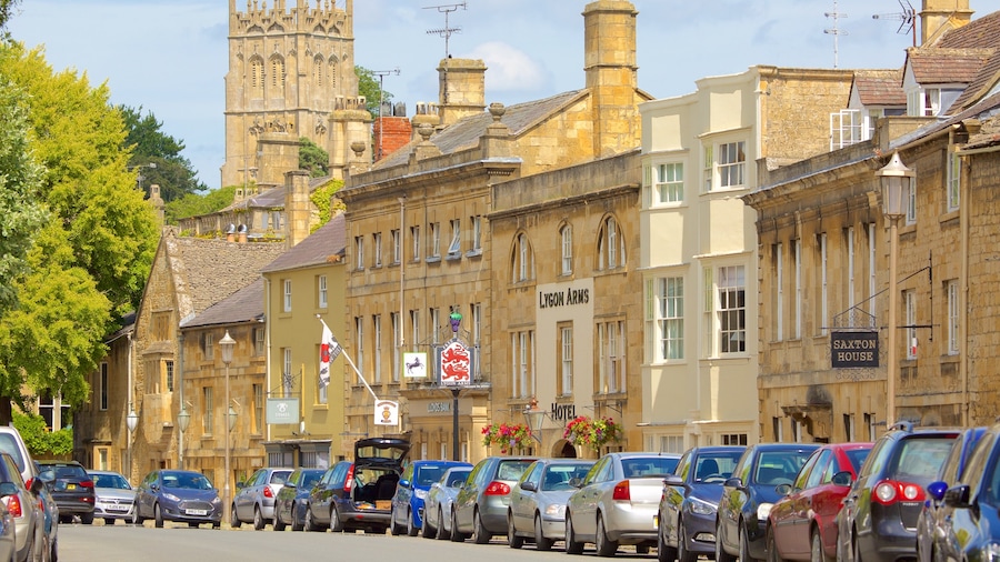 Chipping Campden caratteristiche di strade, piccola città o villaggio e oggetti d\'epoca
