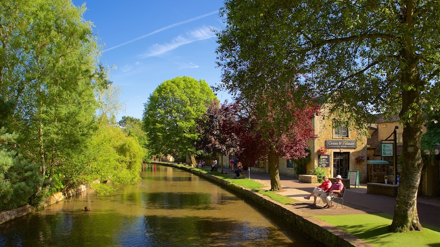 Bourton-on-Water which includes a garden and a river or creek