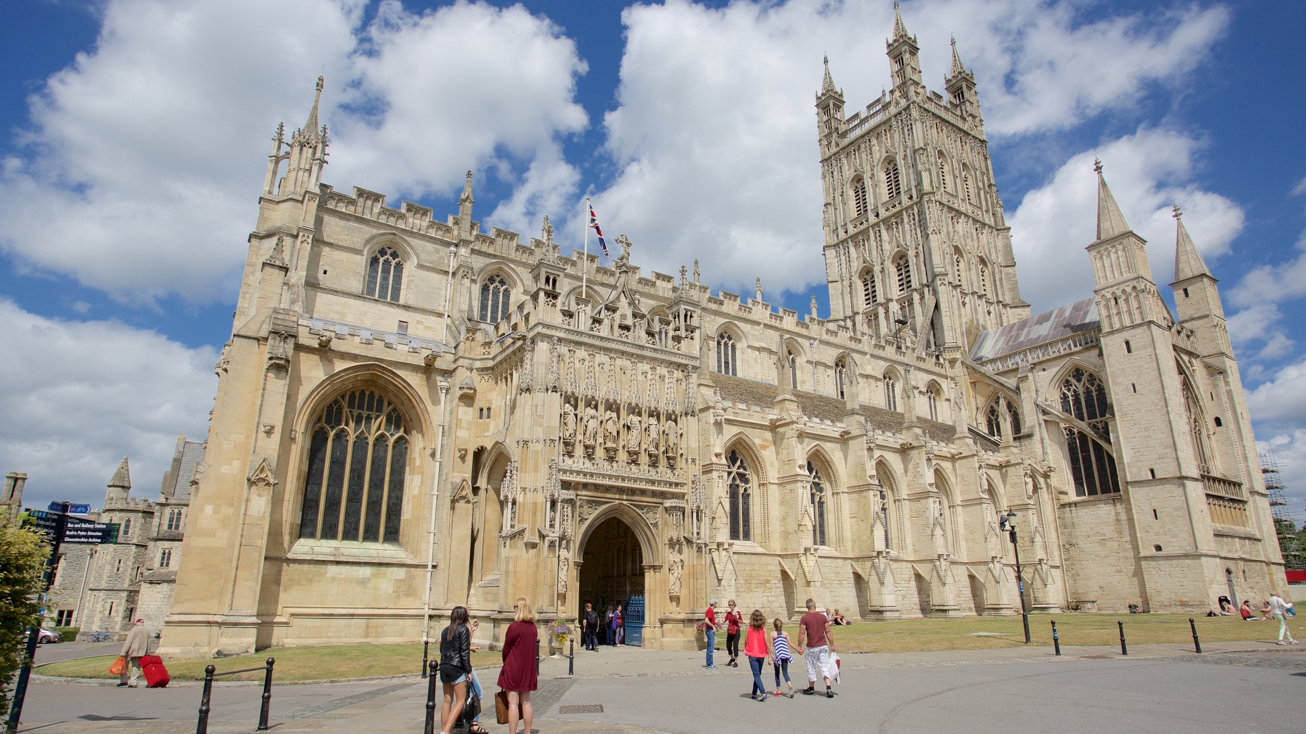 Catedral De Gloucester Interior E Lugar Antigos Do Filme De Harry