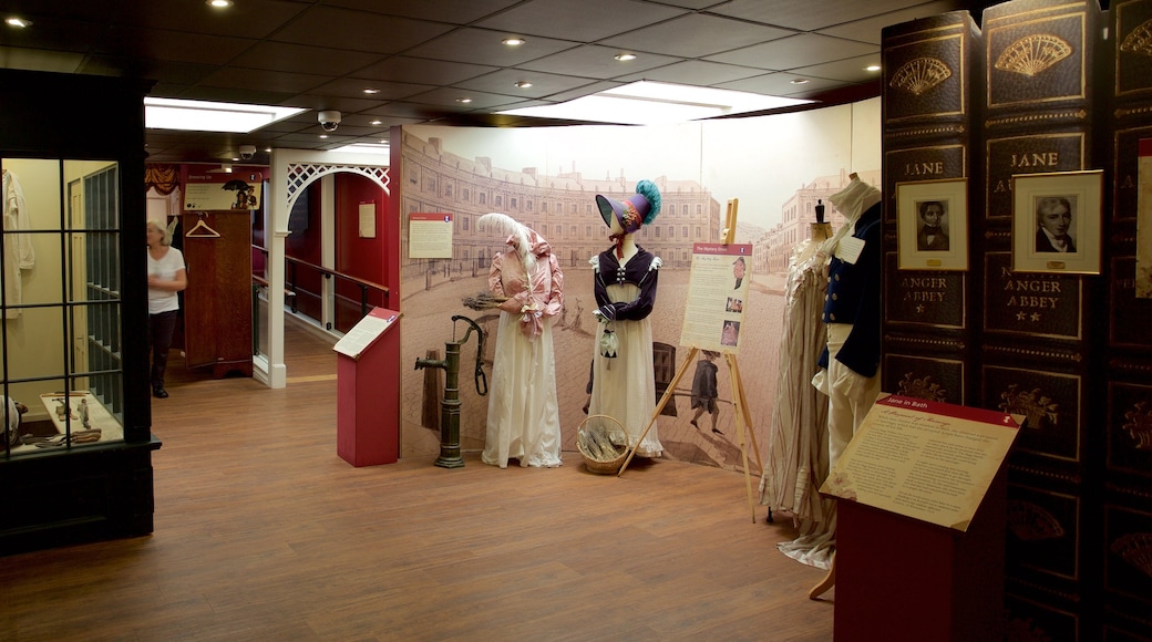 Jane Austen Centre featuring interior views