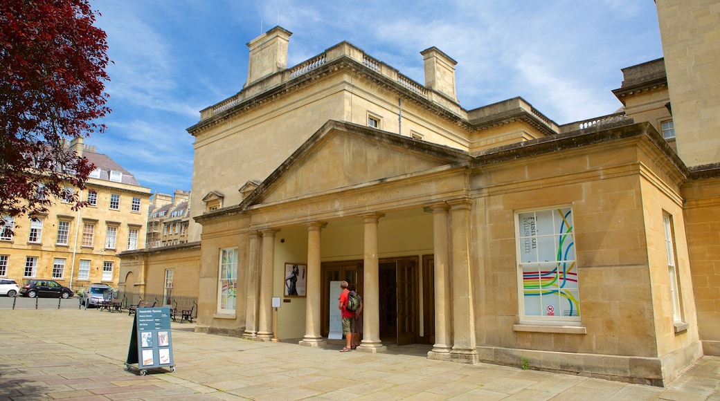 Bath Assembly Rooms som viser historiske bygningsværker