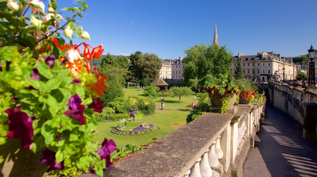 Paradetuinen toont historische architectuur, een tuin en kasteel of paleis