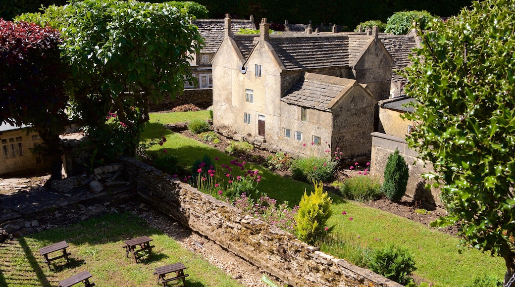 The Model Village which includes a house and a small town or village