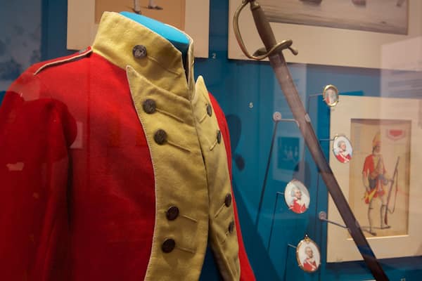 Regiments of Gloucestershire Museum mettant en vedette vues intérieures
