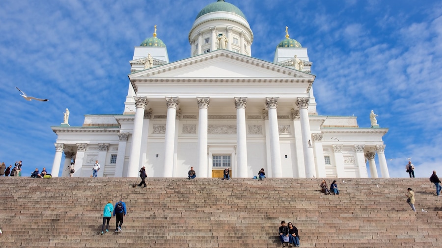 Helsinki Cathedral showing heritage architecture and a church or cathedral