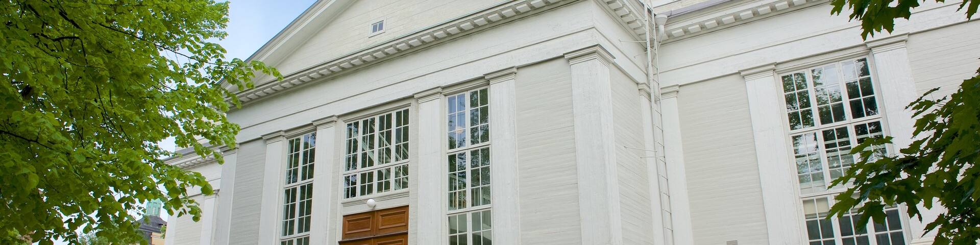 Old Church of Helsinki featuring religious aspects, a church or cathedral and a festival