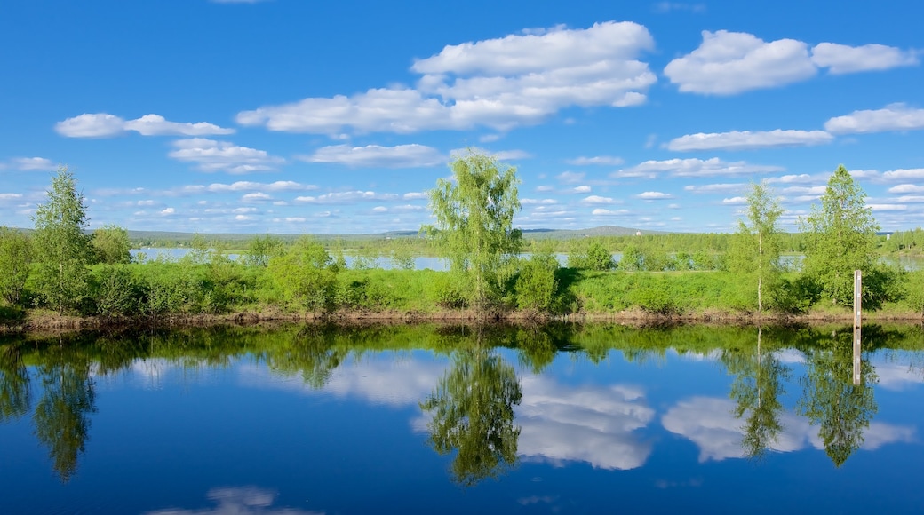 Arktikum showing tranquil scenes, landscape views and a river or creek