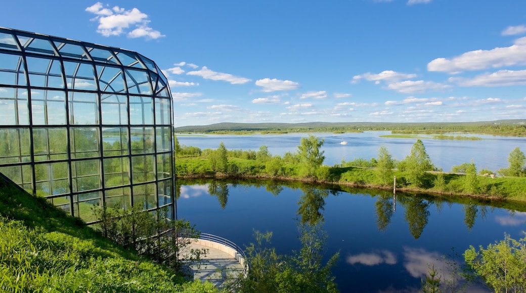 Arktikum which includes a river or creek, landscape views and tranquil scenes