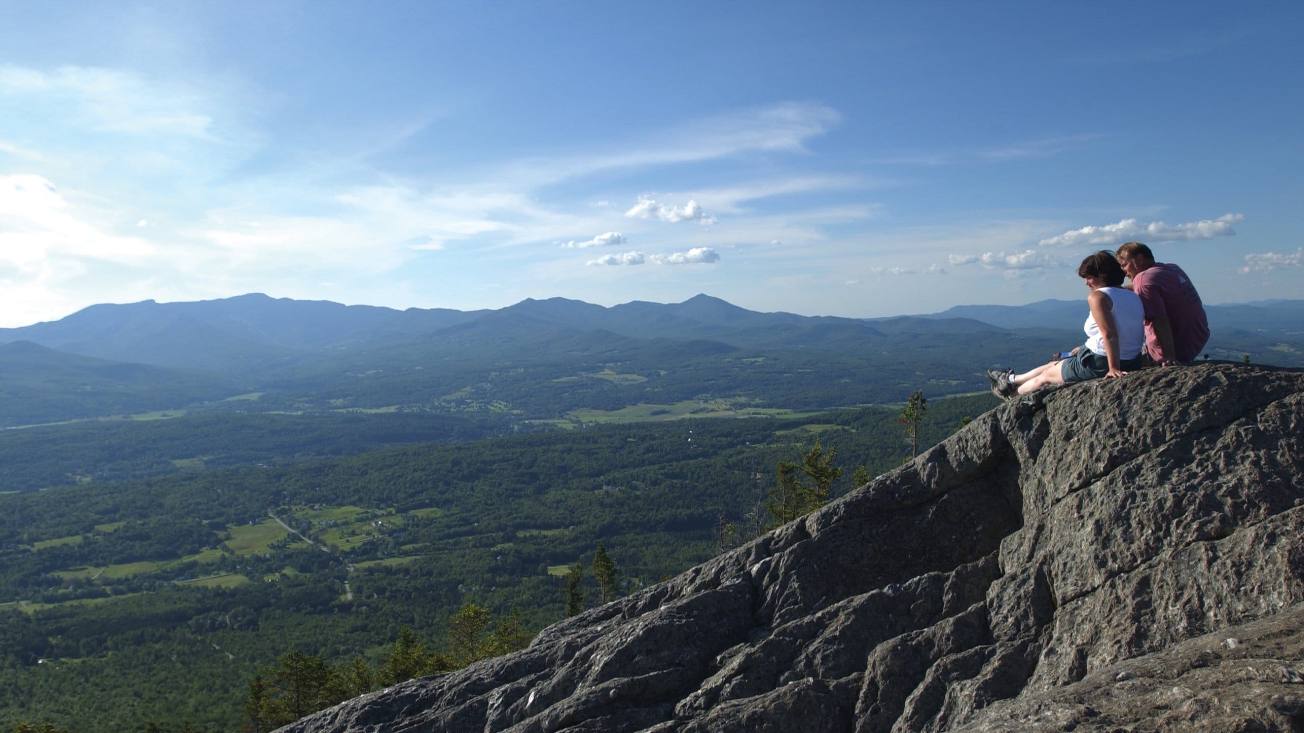 Stowe which includes views, hiking or walking and tranquil scenes