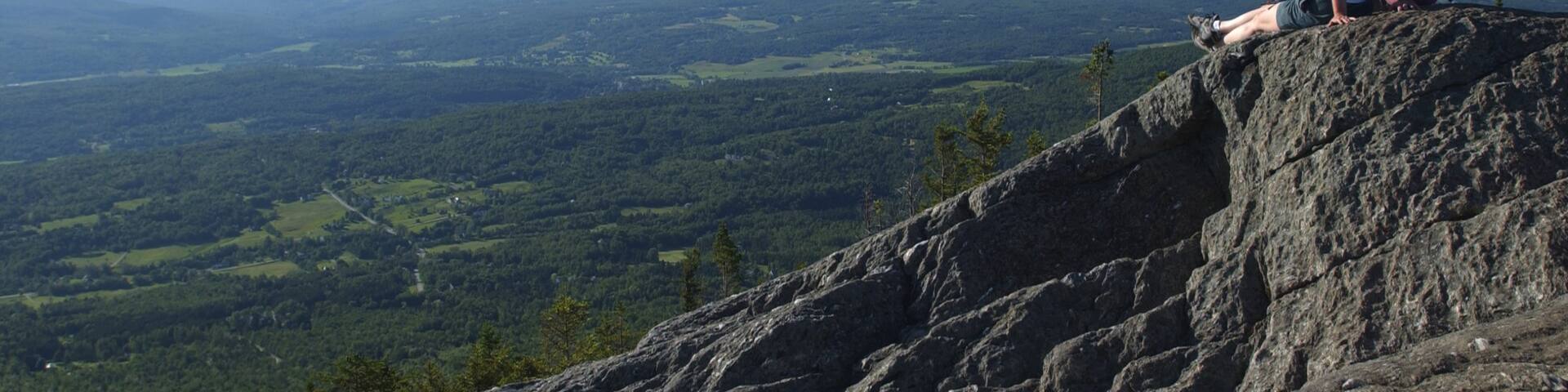 Stowe which includes views, hiking or walking and tranquil scenes