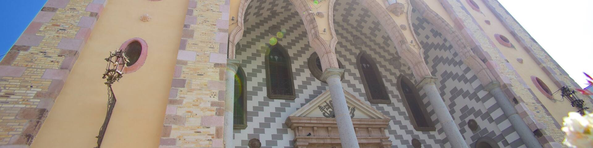 Immaculate Conception Cathedral showing a church or cathedral and heritage architecture